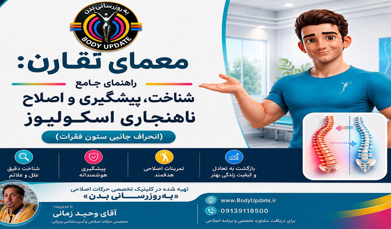 راهنمای جامع شناخت، پیشگیری و اصلاح ناهنجاری اسکولیوز (انحراف جانبی ستون فقرات)